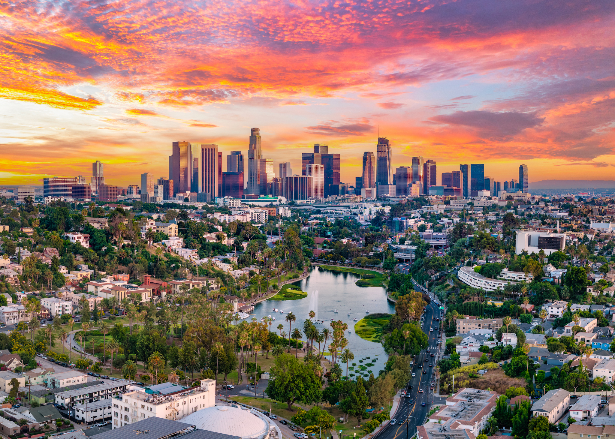 Los Angeles sky line